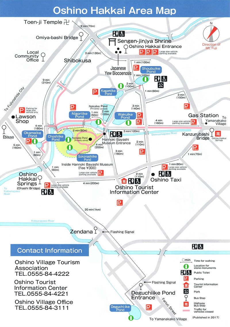 oshino hakkai area map