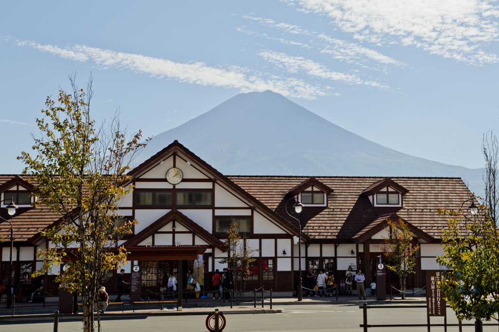 Kawaguchiko Station - Fujikyu Retro And Sightseeing Bus, And Map ...